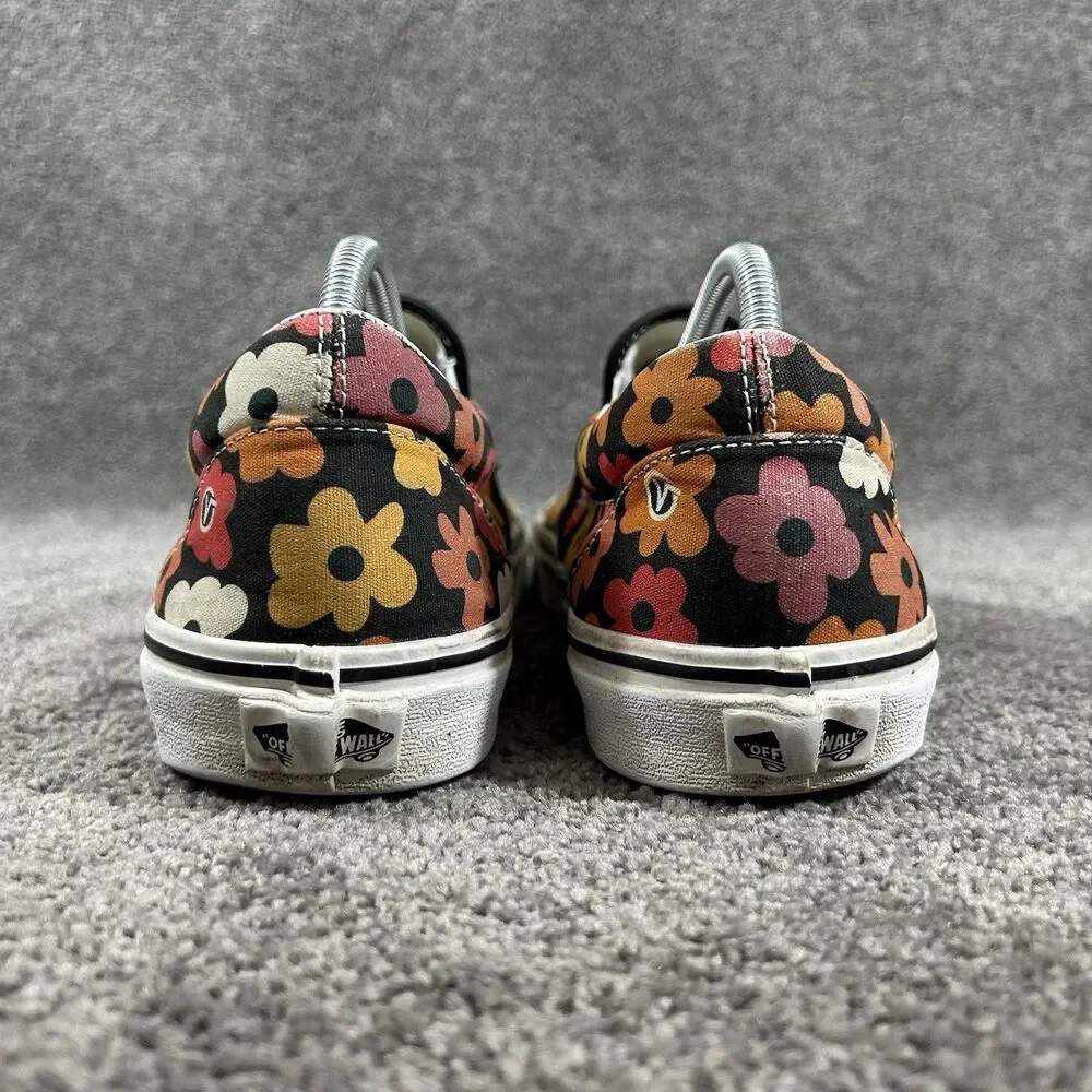 Vans Classic Slip-On Women’s Sz 11.5 Men’s Sz 10 Floral Print Skate Shoes Used